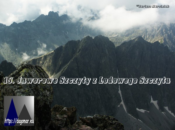 Jaworowy Szczyt z Lodowego Szczytu